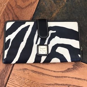 Authentic Dooney & Burke Zebra wallet